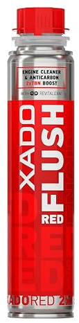 XADO RED FLUSH Motor Oil System Cleaner – Engine Flush für Benzin & Diesel, Entfernt Schlamm, Ablagerungen, Kohlenstoff, Schutz für Kolbenringe & Motorteile, REVITALIZANT® Technologie