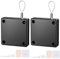 Shower Curtain Closer, 2 Pack Automatic Shower Curtain Closer, Punch-Free 1000g Auto Door Closer Multifunctional with 1.2m Steel Drawstring, Door Closers(Black,2pcs)