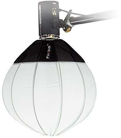 Fotodiox Lantern Softbox 20in (50cm) Globe - Collapsible Globe Softbox with Elinchrom Speedring for Elinchrom and Compatible