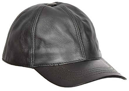 A1 FASHION GOODS Herren Baseball Cap Schwarz Schwarz One size