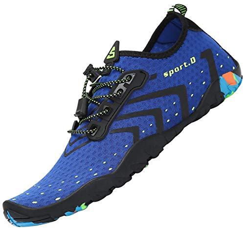 SAGUARO Water Shoes Mens Women Beach Shoes for Swim Aqua Sea Wet Blue, Gr.41 EU/7.5 UK