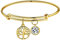J.Endéar ZENI Lebensbaum Armband Gold AAAAA Zirkonia Anhänger Verstellbarer Armreif Geburtstag Valentinstag Muttertags Geschenk für Damen, mit Schmuck Schatulle