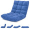 COSTWAY Canapé Paresseux Tatami Pliable Chaise de Plancher Coussin de Chaise de Lit Siège de Sol pour Maison, Bureau 105 x 57 x 15 cm (Bleu)