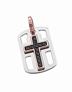 Collana Zancan uomo EPE073BR Oro con diamanti