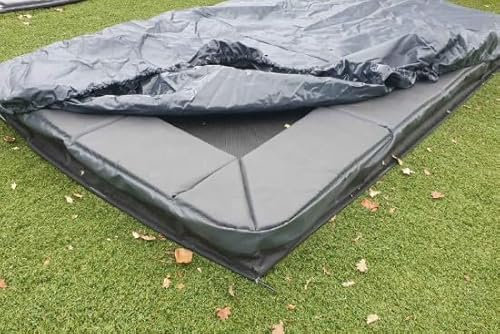 AHROBAT -Abdeckung Inground/normales Trampolin 335 x 244 cm - Anthrazit