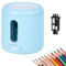 tenwin Elektrischer Bleistiftspitzer, Klassenzimmer-Bleistiftspitzer Durchmesser 6-8 mm, schnelles Schärfen, USB- oder batteriebetriebener automatischer Bleistiftspitzer für Schule/Zuhause/Büro/Studio