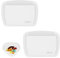 2 Pieces Small Pill Case Reusable Pocket Pill Case Portable Open Pill Pouch Silicone Small Pill Box for Organizing Medication, Pills, Vitamins, and Tablets for Travel (White)
