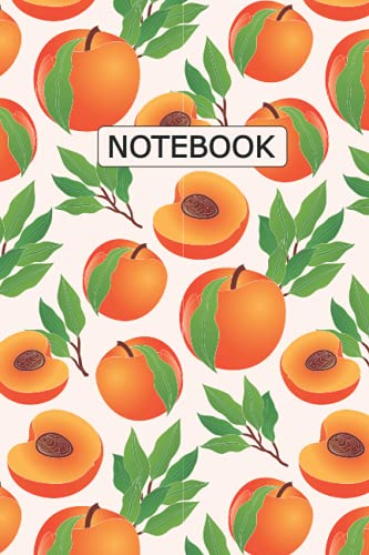 Peach Notebook: Peach Lovers Blank Lined Journal Notebook for Men Women Girls and Kids Gifts