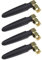 VGOL 4Pcs 2.4Ghz WiFi Bluetooth Antenna RP SMA Male Dual-Band WiFi Antenna Fit for 2400-2500MHz Wireless Modules Waterproof Bluetooth Antenna Glue Copper
