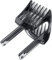 YanBan Ersatz-Haarschneidekamm Kompatibel mit Philips HC9450 HC9490 HC9452 HC7460 HC7462, einstellbar 1-7 mm