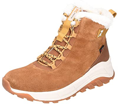 Rieker W0060-22 Morzine Ladies R-Evolution Lace Up Ankle Boots in Light Brown 39 LIGHT BROWN