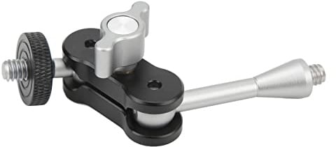 Supporto per Fotocamera con Braccio Magico, Ripresa con Fotocamera Girevole a 360 Gradi Universale Braccio di Montaggio Esteso, Interfaccia da 1/4 di Pollice, per Microfono con Luce di(98 mm)