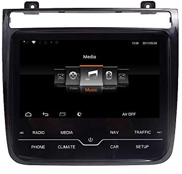 Kompatibel mit: VW Touareg 2 RNS850 9 Touchscreen Android Navigation GPS CarPlay AndroidAuto W-LAN 4G LTE SIM
