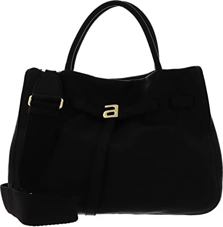 Abro Leather Dalia Hand Bag Jill M Black/Gold