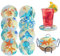 Vicglory 8 Stück Diamond Painting Untersetzer, DIY Diamond Painting Untersetzer Kinder mit Halter, Sea Life 5D Diamond Art Painting Untersetzer Kits für Erwachsene Kinder Anfänger