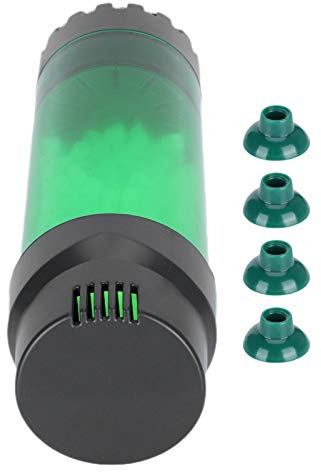 NDNCZDHC Fluidized Bed Filter, Aquarium Fish Tank Bubble Bio Media Filter with Suction Cup, for Fresh Water and Salt-Water(LH600)