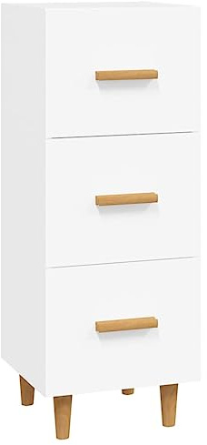 vidaXL Sideboard Weiß 34,5x34x90 cm Holzwerkstoff