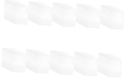 NUOBESTY 120 Stk Weiße Blankokarten Mit Chip Umschläge Sicheren Ordner Kopieren Ein Größenordner Dateiordner Löschen Aktenordner Papierordner Sobres Para Cartas Tasche A4 Zweiseitige Mappe