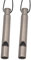 WANYI 2 Stück Trillerpfeife Laut Notfall Titan Pfeifen Notpfeife Signalpfeife Laut Outdoor Notfallpfeife Rettungspfeife Survival Pfeife Schiedsrichter Pfeife mit Schlüsselanhänger