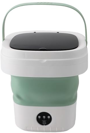 Machine à Laver de Voyage Portable, Mini Laveuse Pliante de 12 L, Mini Laveuse Pliable et Essoreuse de 36 W, Petite Laveuse à Linge Pliable pour Voyage, Appartement,