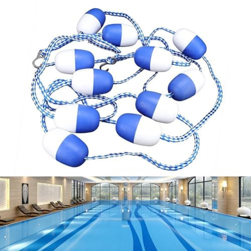 Zuverlässiges 5 m langes Sicherheitsseil für Schwimmbäder mit langlebigem Nylon-Schwimmseil
