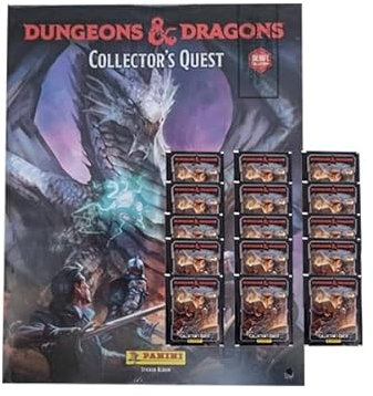 Panini Dungeons & Dragons Hybrid Stickerserie | 1x Stickeralbum + 15x Stickertüten (Deutsche Version)