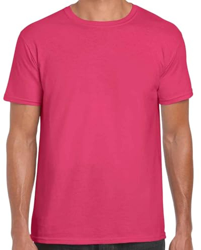 Gildan Mens Short Sleeve Soft-Style T-Shirt (3XL) (Heliconia)