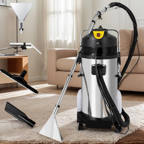 DHMYDPDZ Multifonction aspirateur Eau et poussiere 40 L,Nettoyeur Tapis 3 en 1, aspirateur extracteur, Nettoyage en Profondeur,extracteur Tapis Portable pour hôtels et pressings
