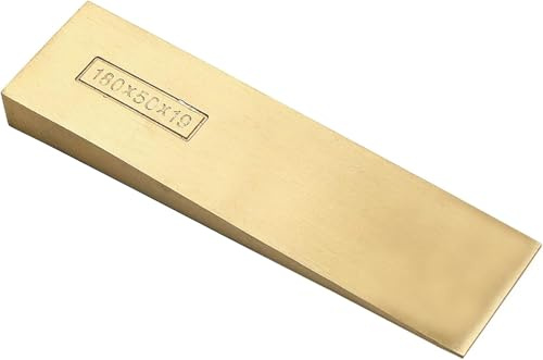 WEDO Non-Sparking Flange Wedge, Aluminium Bronze, 6x13x80mm | Pipe Fitting Welding Tools, Wedges Shims, Spreading Flanges Triangle Tool, Corrosion Resistant,BAM & FM Certificate