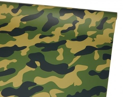 Arkai Bügelfolie, deckend, Camouflage Military