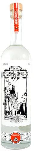 LOS SIETE MISTERIOS ARROQUENO MEZCAL ANCESTRAL JOVEN 100% AGAVE 70 CL