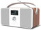 DAB/DAB+ & FM Digital Radio | Bluetooth | USB Device Charging | Rechargeable Battery | Dual Alarms & Sleep Timer | Perfect for Home, Office or Outdoors | AZATOM Multiplex D2 (Walnut)