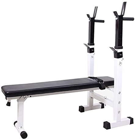 Squat rack Kniebeugenständer Multifunktionales Gewichtheberbett Kniebeuge Bankdrücken Haushalt klappbares Gewichtheberbett Langhantelhalterung Klimmzug-Fitnessgeräte