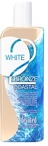 Devoted Creations White 2 Bronze Coastal Blue Hued Tan Enhancer, 251 ml (1er Pack)