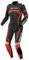 Bogotto Misano 2-Teiler Damen Motorrad Lederkombi, schwarz/rot, 36