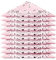 Karl Loven - Lot Bandana Rose Poudré - Motif Paisley - 100% Coton - Epaisseur Supérieure