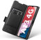 Aunote Custodia per Samsung A13, Cover Samsung Galaxy A13 4G, Cover a libro Samsung A13, Custodie per Sansung A13 Cellulari - Portafoglio Folio con Funzione Supporto e Chiusura Magnetica-Nero