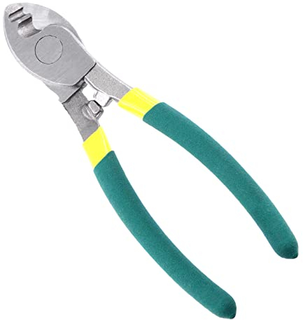 Glarks 6 Inch High Leverage Cable Cutters, Heavy Duty Stainless Wire Rope Cutters Sharp Cutting for Aluminum, Copper, Audio Wire, Communication Cable, Bike Brake Cable and Industrial Tools (6 Inch)
