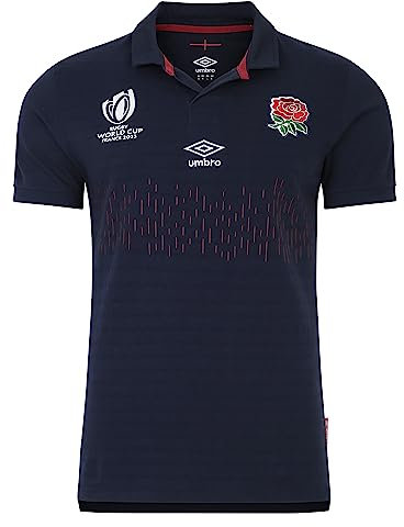 Umbro Mens England Rugby Alternate Classic Shirt Rwc2023 Navy M
