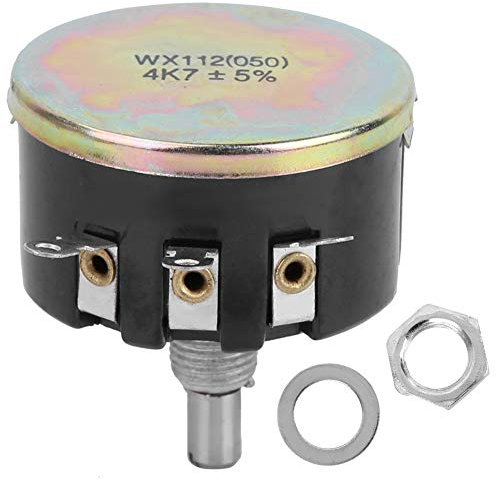5 W Potentiometer, Single Turn Potentiometer, Single Circle Turn Wire Potentiometer Spiral Wx112 (050) 4,7 k Leistung 5 W
