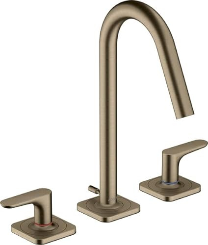 hansgrohe 3-Loch-Waschtischarmatur 160 Axor Citterio M A 135mm, m HG, ZugstAblGar, Ros, b ni.