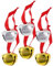 HOMSFOU Weihnachtsschmuck Weihnachts-Believe-Glocken-Ornamente Silberne Schlittenglocke Weihnachtsbaum-Glockendekoration Mit Rotem Band Weihnachtsglocken Festtagsgeschenke DIY Anhänger
