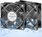 WDERAIR 12V DC Waterproof and MoistureProof IP67 Rated 120mm x 38mm High Airflow Exhaust Cooling Fan for rv Fridge/Grow Tent/Greenhouse/Crawlspace/Boat/Ventilation 3000RPM 2-Pack