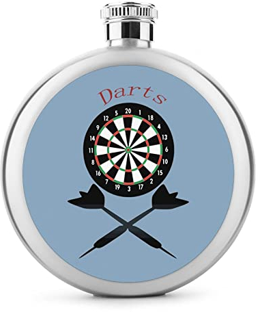 Petaca Darts Hip Flask de 5 onzas a prueba de fugas, botella de vino de acero inoxidable para regalos de fiesta de boda