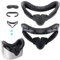 Amacoam Cubierta Facial de VR Compatible con Oculus Meta Quest 2 Interfaz Facial para Oculus/Meta Quest 2 Accesorios con Reemplazos de Almohadilla Facial, Protector Lente Espaciador de Gafas