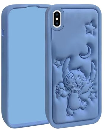 Compatible With iPhone X/XS Case, Cool Cute 3D Cartoon Unique Soft Silicone Animal Anime character Shockproof Anti-bump Protector Boys Kids Girls Gifts Cover Housing Skin Shell For iPhone XS/X