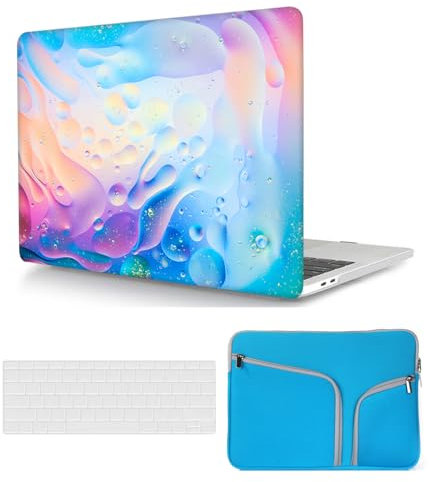 Hülle Case Kompatibel mit MacBook Pro 13 Zoll 2015 2014 2013 2012 Freisetzung A1425 A1502 mit Retina Display, Ultradünne Plastik Hartschale Schutzhülle & Tastaturschutz & Tasche, Farbenfroh