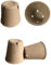 FOUDAY Cardboard Plant Pots, Good Air Permeability, Automatic Water Absorption, Biodegradable, Ideal Pots for Growing Vegetables, Herbs or Flowers (8cm)