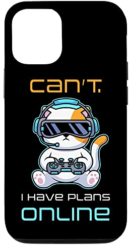 Hülle für iPhone 15 Video Gamer VR Funny Quote: Can’t – I Have Plans Online