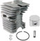 Hujago 503 62 55-02, 503 44 08-02, 506 01 06-07 42 mm Kit de reconstruction de cylindre pour tronçonneuse Husqvarna 40 45 49 49EPA